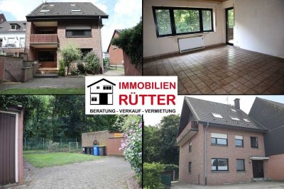 Rheinberg (Millingen), MFH 3 Whg., 10,5 Zi., ca. 202 m² Wfl, ca. 328 m² Gstk, Keller, Garage, Garten