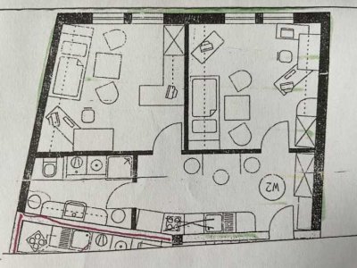 2-Zimmer-Wohnung mit EBK in Jena - Zentrum