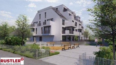 Wohnen beim Wasser - Traumhafte Terrasenwohnung mit Ferblick in Stammersdorf!