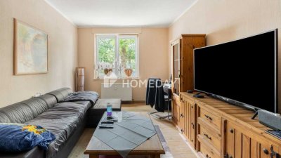 Sofort bezugsfrei: Charmante Erdgeschosswohnung mit Loggia und Gartenmitbenutzung