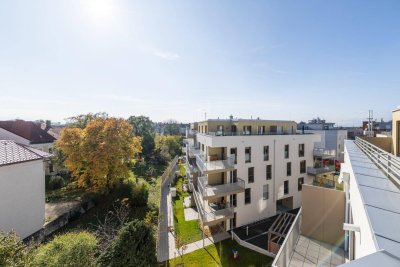 Wunderschöner Erstbezug! Lichtdurchflutete 4-Zimmer-Dachgeschoßwohnung | Tischlerküche | Zwei Bäder | Terrasse mit Weitblick und Privatsphäre