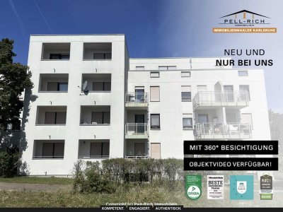 SONNENPLATZ ÜBER DEN DÄCHERN – 2-Zimmer-ETW mit großzügiger Dachterrasse & TG-Stellplatz in Neureut