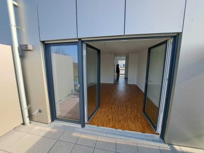 Erstbezug: Exklusives 1,5-Zimmer Apartment mit Dachterrasse u. Tiefgaragenstellplatz in Münster-Nord