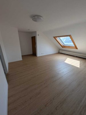 Geräumige, vollständig renovierte 1-Zimmer-Dachgeschosswohnung zur Miete