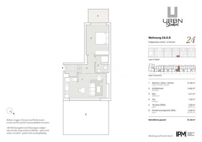 2-Zimmer Apartment mit 3m hohen Decken und Vorgarten