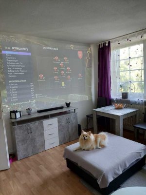 Zwei Zimmer Wohnung, sehr gepflegt und sehr zentral mit Garten Mitbenutzung