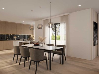 Exklusive 4-Zimmer-Neubauwohnung mit Terrasse & eigenem Garten, begehrte Lage Hambacher Höhe