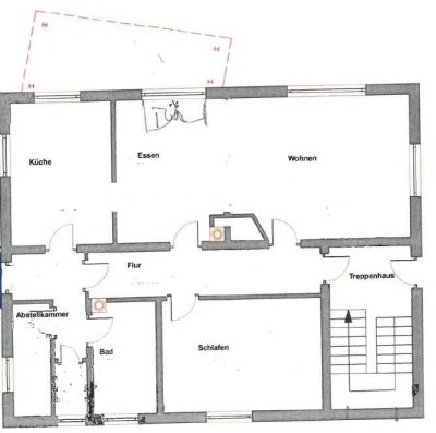 Stilvolle, sanierte 3-Zimmer-Wohnung mit Balkon und EBK in Biberach an der Riß