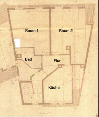 2-Zimmer Dachgeschosswohnung - TOP Lage Altstadt - Einbauküche