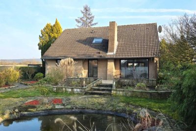Einfamilienhaus mit Pool und Teich in Warmenau zu vermieten
