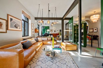„Hier bin ich Mensch...“ – Kernsanierte Design-Villa mit Loft-Charakter im Dichterviertel!