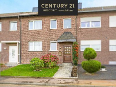 C21-Familienglück in Alsdorf: Familienfreundliches Reihenmittelhaus mit Garten und 3 Garagen!