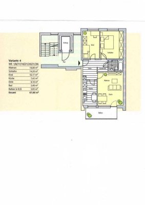 Attraktive helle 3-Zimmer Wohnung im 7. OG mit Balkon & Weitblick in Köln-Weidenpesch