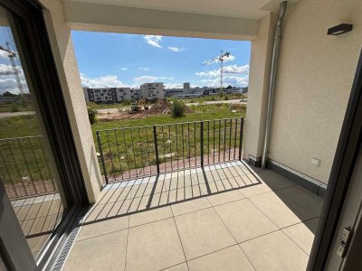 NEUBAU: 2-Zimmer-Wohnung mit großem Balkon und Einbauküche