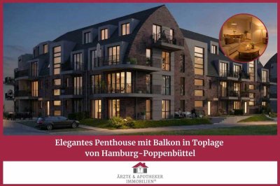 Elegantes Penthouse mit Balkon in Toplage von Hamburg-Poppenbüttel