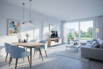 Rendite-Highlight: Moderne 2-Zimmer-Neubauwohnung mit Loggia &amp; Gratis-Küche