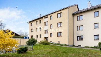 Gepflegte 1,5-Zi.-DG-Wohnung in ruhiger Lage mit Tageslichtbad und Weitblick