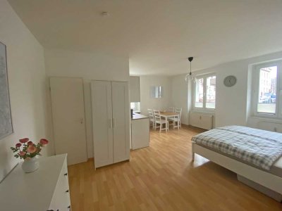 Möblierte 1-Zimmer-Erdgeschosswohnung in Leipzig