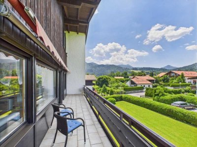 Direkt am Tegernsee – hell, ruhig, mit traumhaftem Seeblick & Bergblick - Möblierte 3-Zimmer-Wohnung