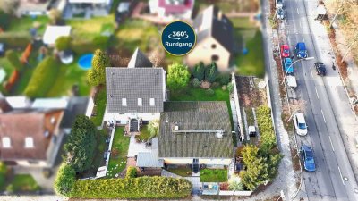 ATTRAKTIVES IMMOBILIENENSEMBLE MIT EFH (144M²) UND BUNGALOW (100M²)  IN BESTLAGE SÜD-BERLIN