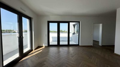 3-Zimmer-Penthouse mit Dachterrasse und TG-Platz / Neubau / Erstbezug