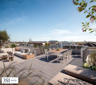 PRUNKSTÜCK: Exklusives Wohnen über den Dächern Wiens mit großzügigen Freiflächen