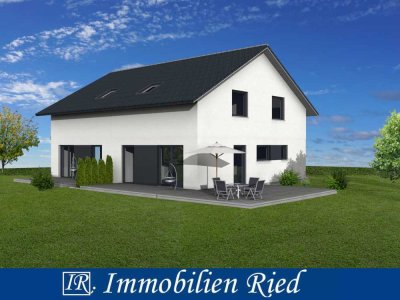 Neubau von 2 schlüsselfertigen Doppelhaushälften, ruhig und grün gelegen in Manching bei Ingolstadt