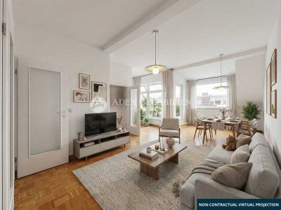Provisionsfrei! Dachgeschoss mit 10qm Terrasse nähe Bundesplatz!