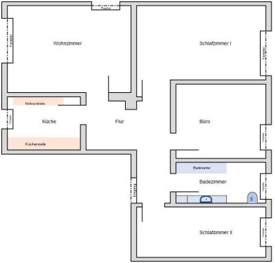 Gepflegte 3,5-Raum-Wohnung mit EBK in Heiligenhaus