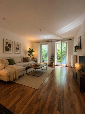 Charmante 3-Zimmer- Wohnung mit Terrasse und Gartenzugang in Friedrichshain – bezugsfrei