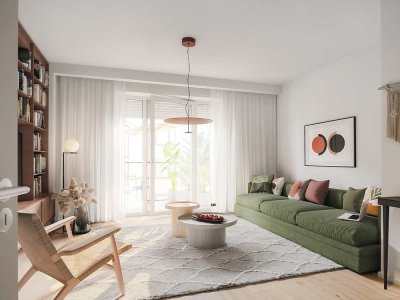 Tradition und Modernität  - 3-Zimmer Wohnung in ruhiger Lage