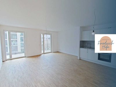 Helle 3-Zimmer-Wohnung mit großem BALKON und EBK im Neubauquartier "Großherzog Friedrich Höfe"