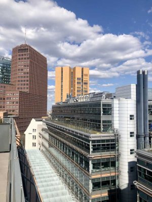 Moderne 2 Zi.-Maisonette-Wohnung mit 2 Terrassen & traumhaftem Ausblick am Potsdamer Platz!