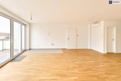 ERSTBEZUG! Exklusive Dachgeschoss-Maisonette mit zwei Südterrassen und spektakulärem Ausblick