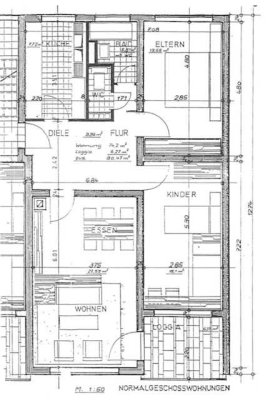 3 Zimmer Wohnung mit Balkon im 4. OG in Freiburg-Weingartenn