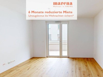 2-Zimmer-Wohnung mit Terrasse in Südlage + Umzugsbonus: 6 Monate reduzierte Miete | marena – Wohnen in Krems Haus 75b