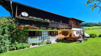 Wohnen wo andere Urlaub machen: 3-Zimmer-EG-Wohnung in zauberhafter Lage im Berchtesgadener Land