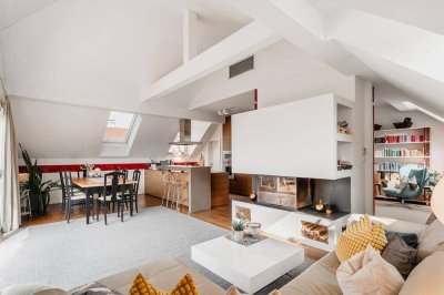 Logenplatz in Bestlage Aigen!Sonnige und moderneDachgeschosswohnung mit Untersbergblick