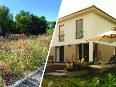 Schick und gradlinig – die perfekte Form zum stadtnahen Wohnen in Magdala