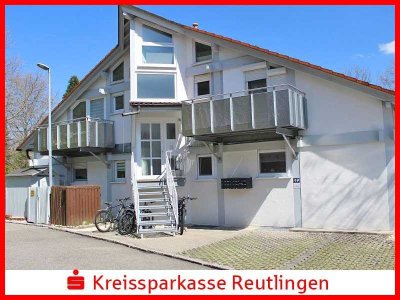 Vermietete 2-Zimmer-Wohnung
mit Garten und Stellplatz in Pfullingen