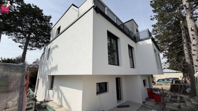 FAMILIENTRAUM IN 1210 WIEN MODERNE DOPPELHAUSHÄLFTE MIT GARTEN, 2 TERRASSEN &amp; STELLPLATZ - ERSTBEZUG