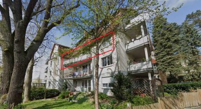 Exklusive 2-Raum-Wohnung mit gehobener Innenausstattung mit Balkon und Aufzug in Dresden