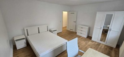 NEU : 1-Zimmer in Wohngemeinschaft (WG), EBK + Vollmöbliert NEU + Nebenkosten inkl. Strom + Internet