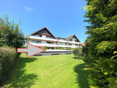 Freistehende, traumhafte Terrassenwohnung inkl. TG-Stellplatz, nur wenige Gehminuten vom Strand entf