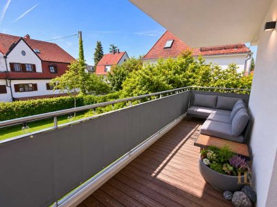 Balkon, Grünblick und Wohnqualität – München von seiner ruhigen Seite