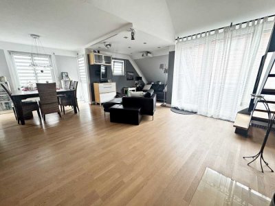Moderne Maisonette mit Kamin, zwei Balkonen & zwei Tiefgaragenstellplätze – Ihr neues Zuhause in