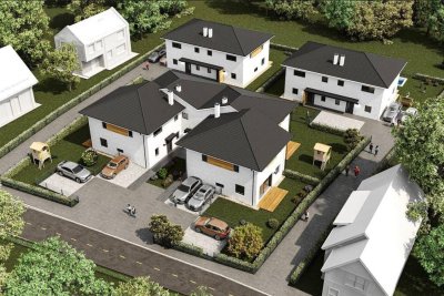 Erstbezug! Doppelhaushälften in massiver Holzbauweise