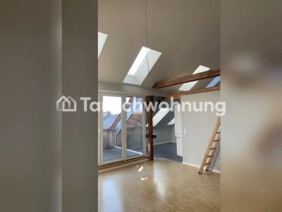 Tauschwohnung: Wunderschöne helle DG-Wohnung, mit großzügiger Terrasse