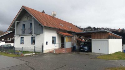 Haushälfte m. Carport in Lindberg bei Zwiesel zu vermieten