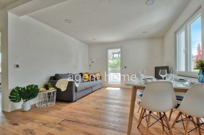 MÖBLIERT -SMART HOME in KORNWESTHEIM - Komplett kernsanierte Wohnung mit Balkon